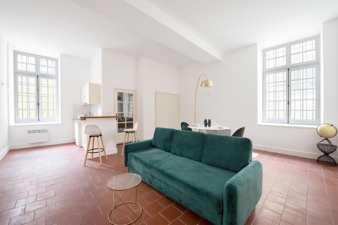 Superbe Appartement Avec Cour Dans La Bastide Carcasona Exterior foto