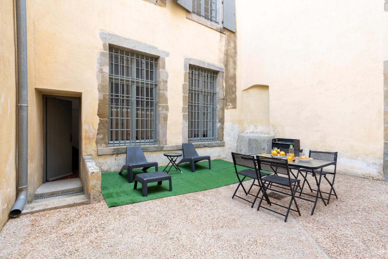Superbe Appartement Avec Cour Dans La Bastide Carcasona Exterior foto