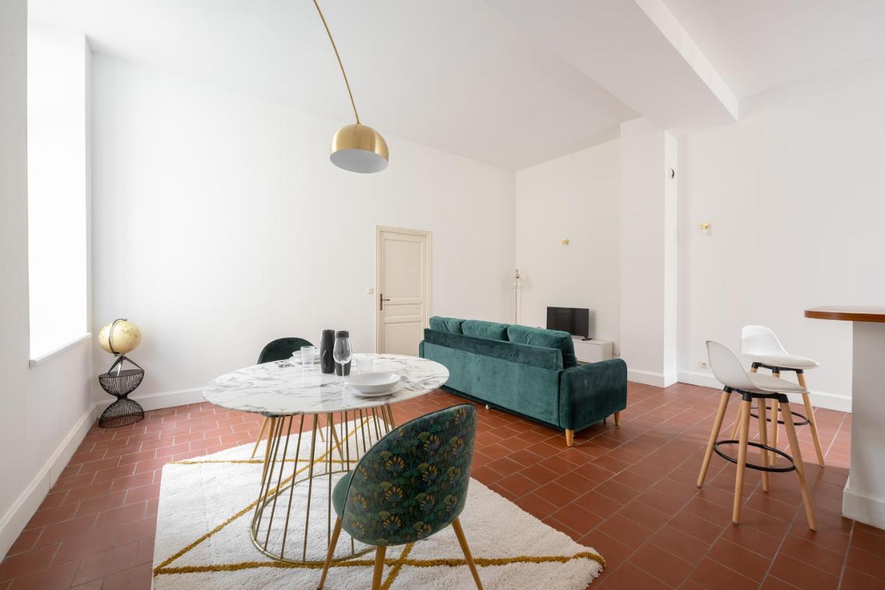 Superbe Appartement Avec Cour Dans La Bastide Carcasona Exterior foto